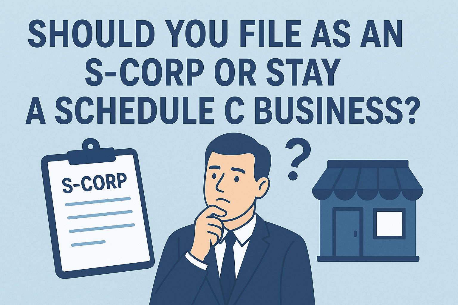 Should You File as an S-Corp or Stay a Schedule C Business?